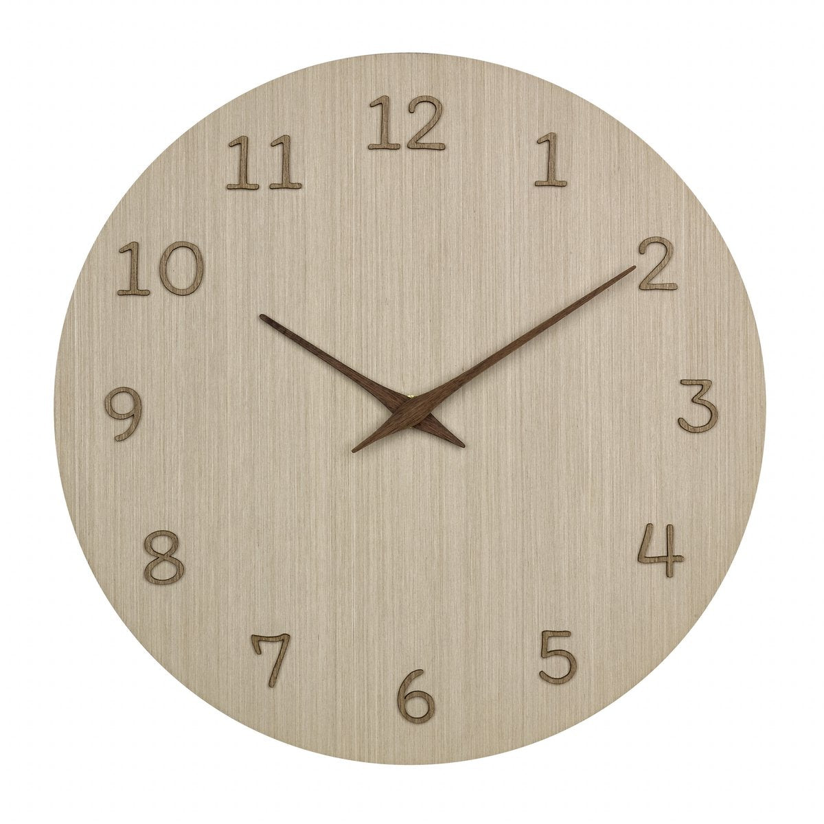 Tfa dostmann tfa wandklok - naturel houtkleur - d30 cm - hout - muur klok - rond