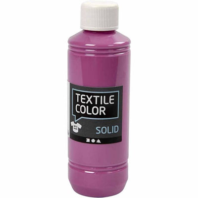 Creativ company textile color dekkende textielverf - fuchsia, 250ml