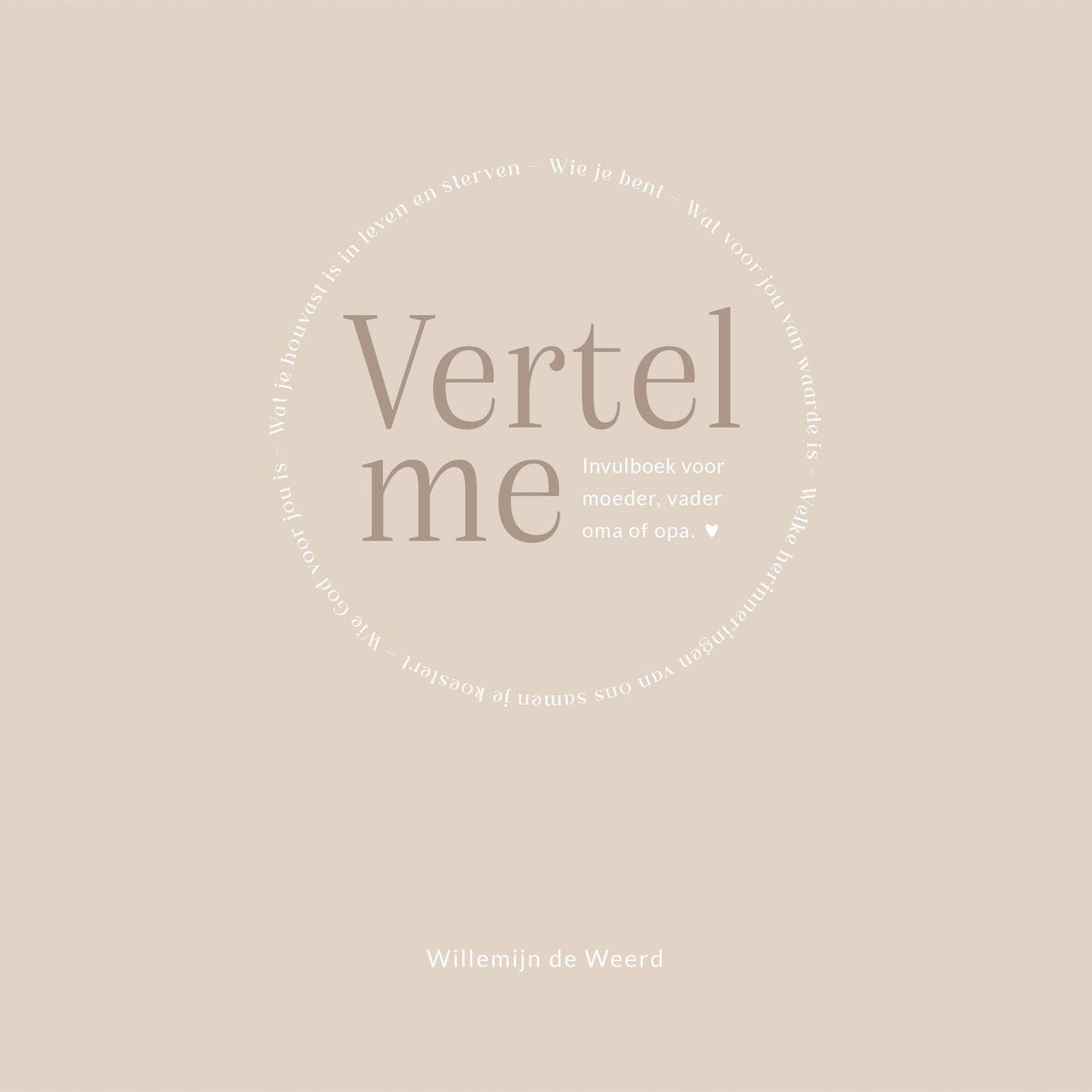 Willemijn de weerd vertel me
