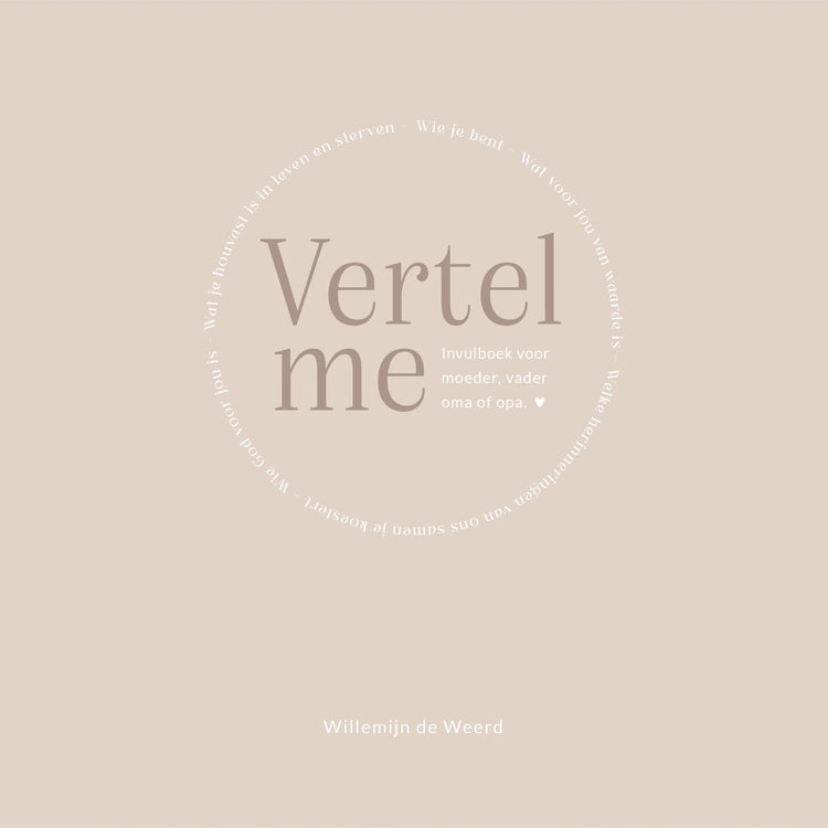 Willemijn de weerd vertel me
