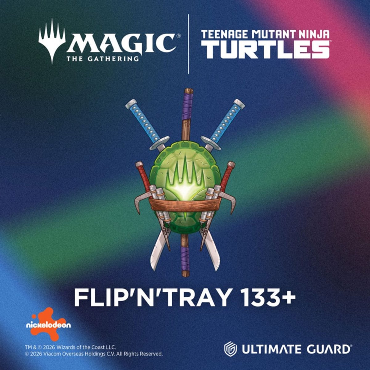 Ultimate guard flip'n'tray 133+ xenoskin magic: the gathering | teenage mutant ninja turtles - character