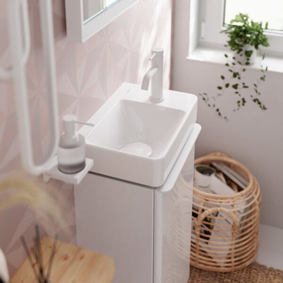 Hansgrohe tecturis s - wastafelkraan - ééngreeps bediening - coolstart energiebesparend - met trekwaste - 80mm maat - chroom