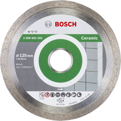 Bosch - diamantdoorslijpschijf standard for ceramic 125 x 22,23 x 1,6 x 7 mm