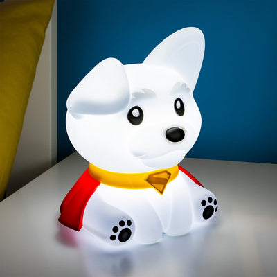 Paladone krypto squishyglo silicone light – officieel gelicentieerde dc comics oplaadbare nachtlamp, 17,6 cm-