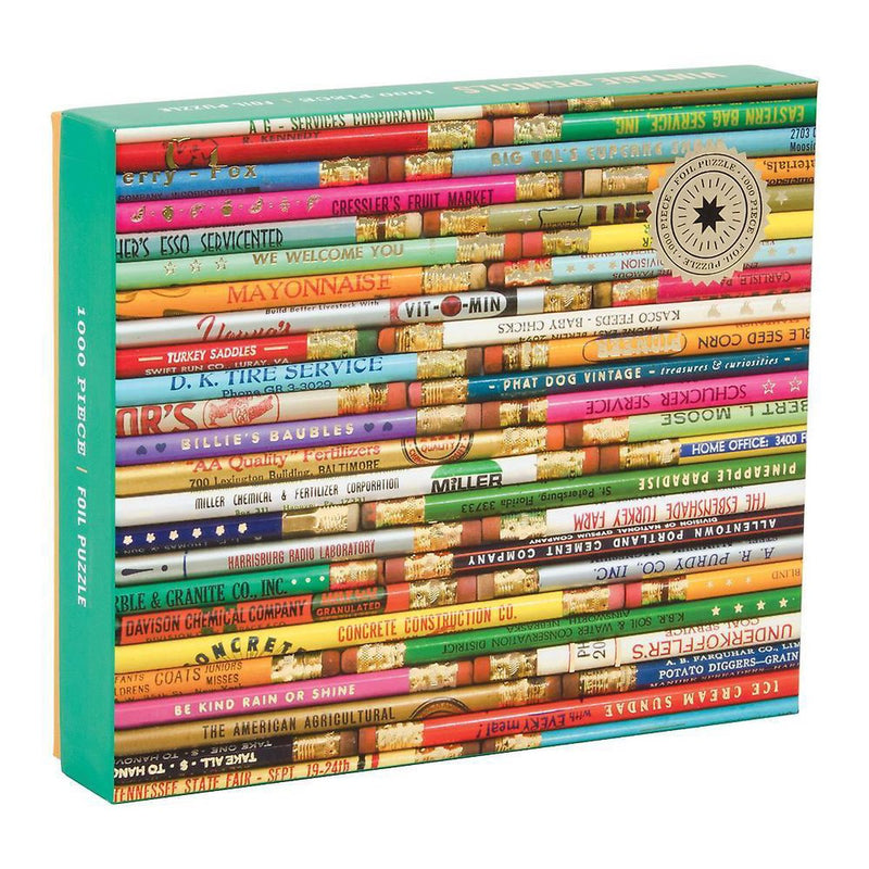 Phat dog vintage pencils 1000 piece foil stamped p