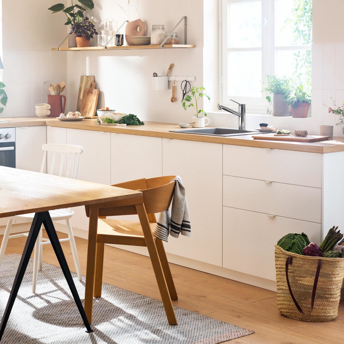 Hansgrohe zesis m33 - keukenmengkraan - ééngreeps bediening - coolstart energiebesparend - ecosmart waterbesparend - 150mm maat - 1 straalfunctie - chroom