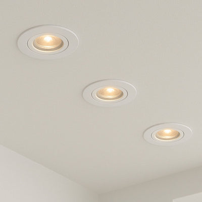 Calex smart led inbouwspots - 3 stuks - koppelbaar - slimme verlichting - dimbaar - warm wit licht - wit