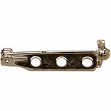 Creativ company https: www.cchobby.nl brochespeld-l-25-mm-verzilverd-10-stuk-1-doos - afbeelding 1