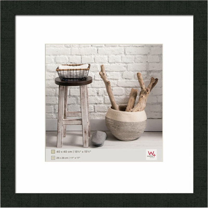 Walther home - houten lijst - fotoformaat 40x40 cm - zwart