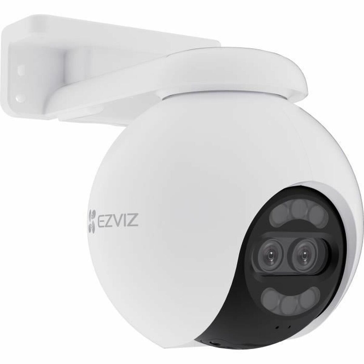 Ezviz h80x dual – 4k beveiligingscamera buiten – 360° pan tilt – auto security, motion detection auto-zoom - google assistant amazon alexa - ip66