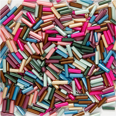 Creativ company http: www.cchobby.nl kralen-mix-l-6-mm-d-1-5-2-mm-gatgrootte-1-mm-metallic-kleuren-130-gr-1-doos