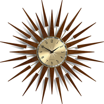 Newgate pluto - wandklok - donker hout