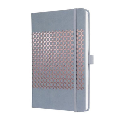 Sigel notitieboek jolie - impress - a5 - hardcover - 174 pagina's - gelinieerd - 80 grams papier - glacier grey - si-jn209