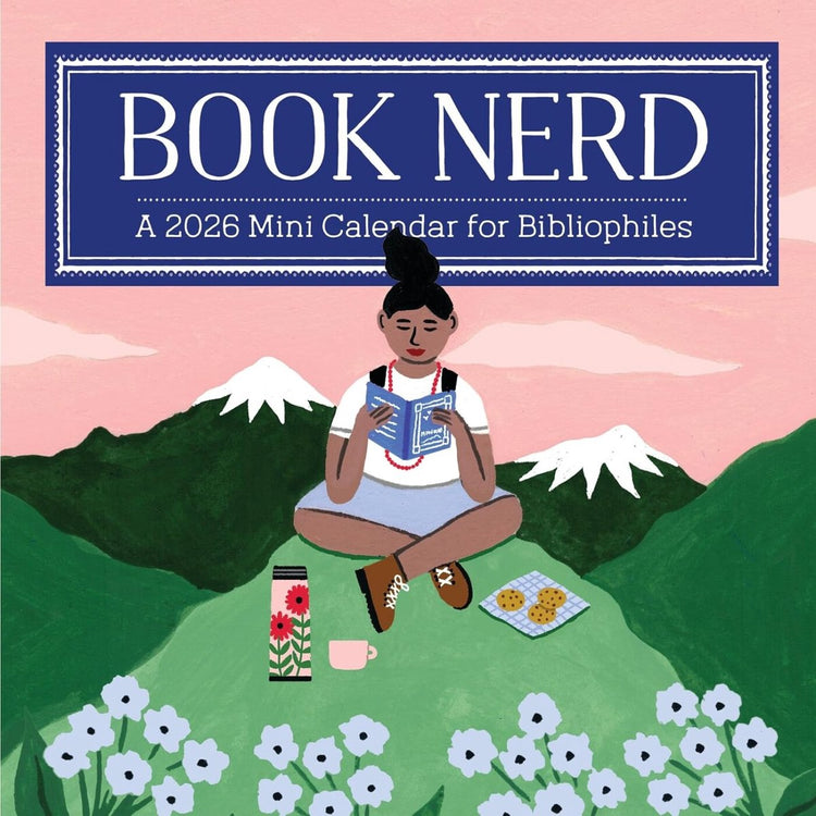 Book nerd mini wall calendar 2026