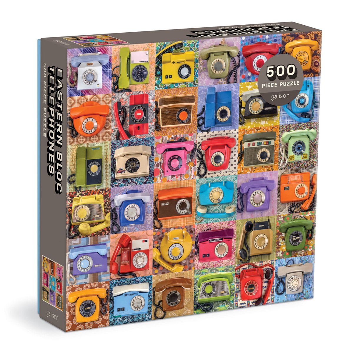 Eastern bloc telephones 500 piece puzzle