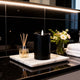 Arti casa led candle wetlook black h10cm