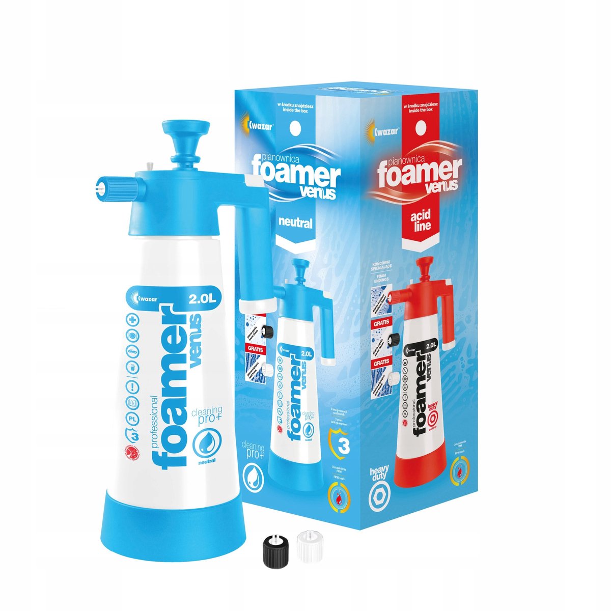 Kwazar blue venus hand foamer - 2000ml