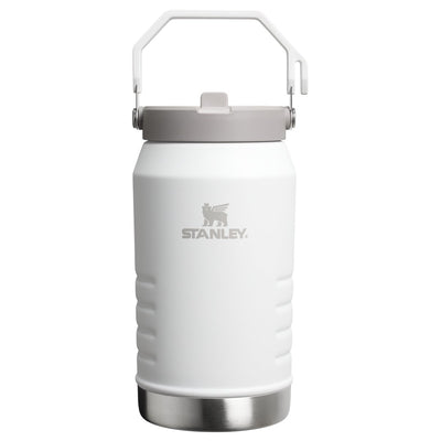 Stanley flip straw 2.0 waterfles met rietje 1,9l - 20 uur koud - 4 dagen koud met ijs - roestvrijstalen drinkfles - bpa vrij - lekvrij - vaatwasserbestendig - frost