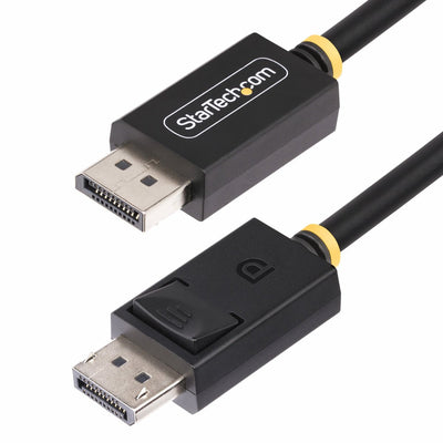 Startech 3m displayport 2.1 kabel, vesa gecertificeerde dp40 displayport kabel, uhbr10 hdr hdcp 2.2, 8k 60hz, dp 2.1 kabel