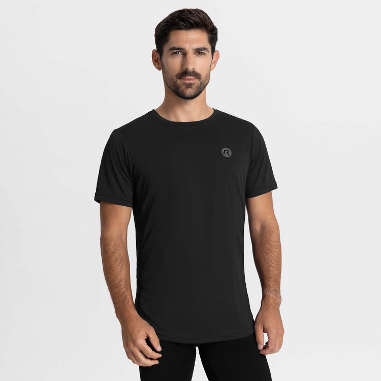 Rogelli core heren hardloopshirt - korte mouw - ademend - zwart