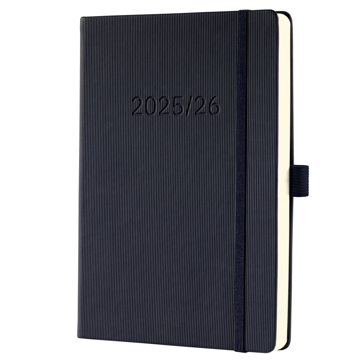 Sigel weekagenda met notitiepagina conceptum formaat a5 jaartal 2025 2026 18 maanden zwart hardcover