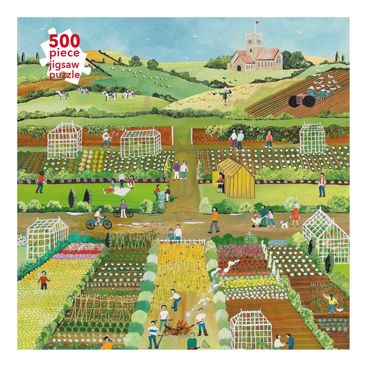 Adult jigsaw puzzle judy joel: allotments, 2012 (500 pieces)