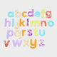 Tickit ® doorschijnende regenboog glitterletters