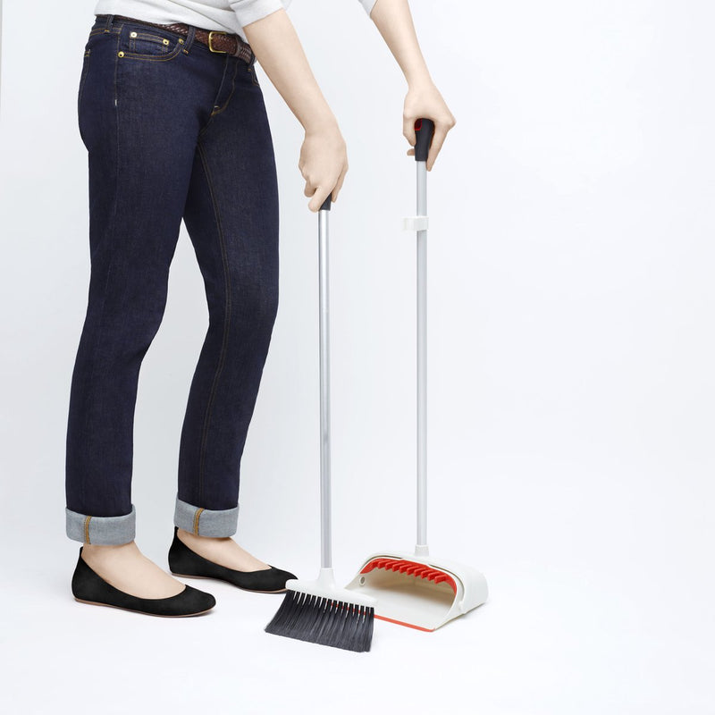 Oxo good grips bezem en blik - staand