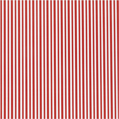 Creativ company inpakpapier, rood wit, strepen, b: 50 cm, 80 gr, 5 m 1 rol