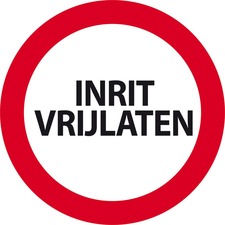 Carpoint bord inrit vrijlaten - ø 24cm - kunststof