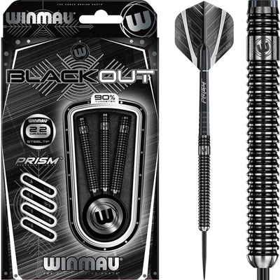 Winmau blackout 1 90% 26 gram - dartpijlen