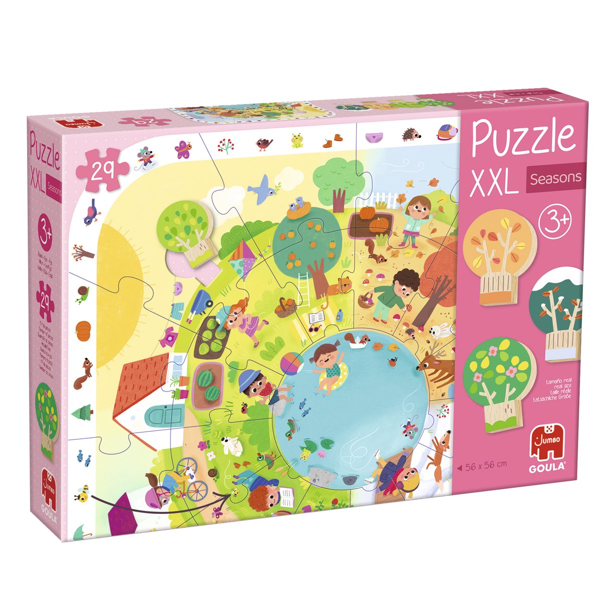 Goula jumbo - - puzzle xxl seasons - educatief spel