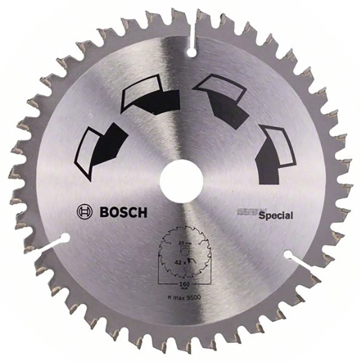 Bosch cirkelzaagblad speciaal - 160-2-20 16 - 42 tanden