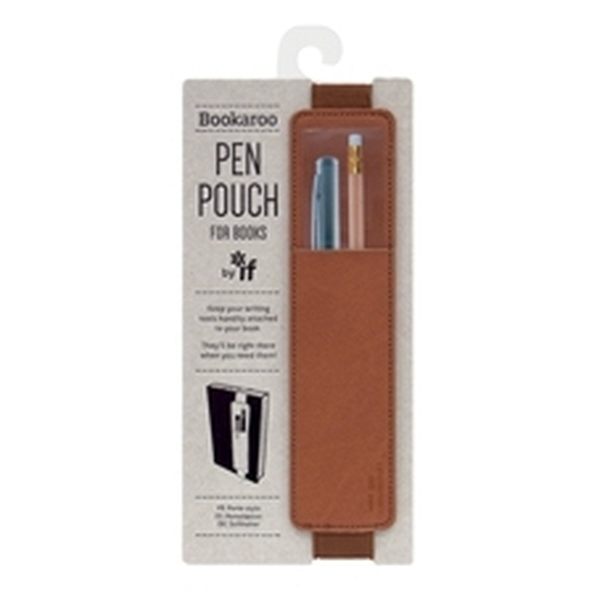 Bookaroo pen pouch - brown