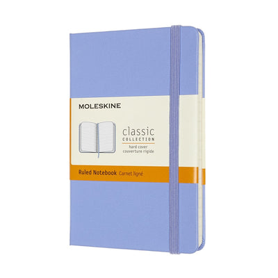 Moleskine classic notitieboek - pocket - hardcover - gelinieerd - hortensia blauw