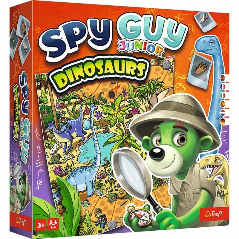 Trefl educatief spel - spy guy junior dinosaurussen - kinderspel.