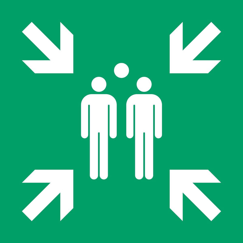 Tarifold pictogram verzamelplaats 300x300mm