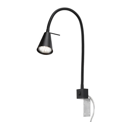 Briloner tuso - wandlampe - bedlampe - incl. warm wit licht 3.000 k - gu10 - zwart - metaal - 40.3 x 21.7 x 5.8 cm