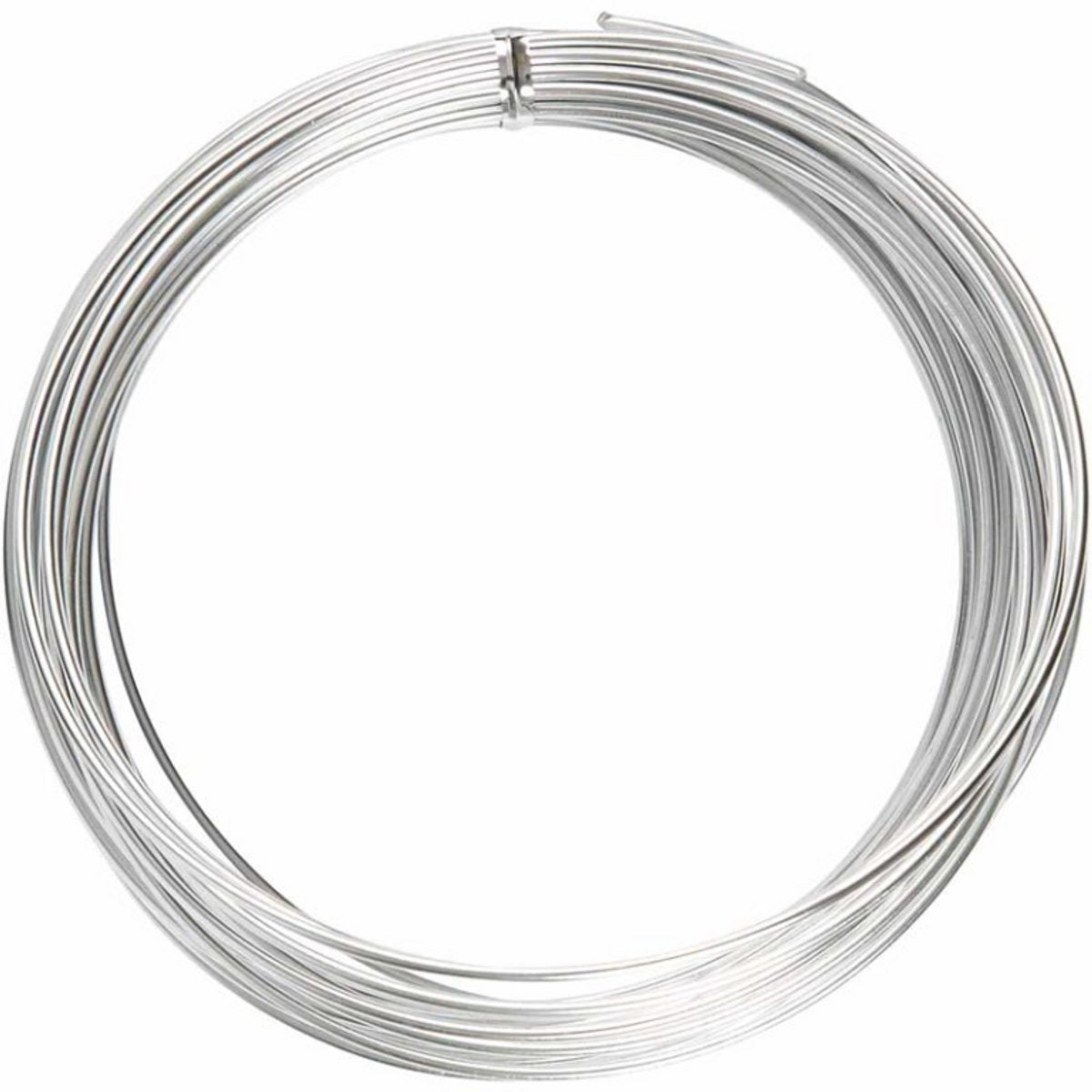 Creativ company alu draad 2 mm zilver 10 m