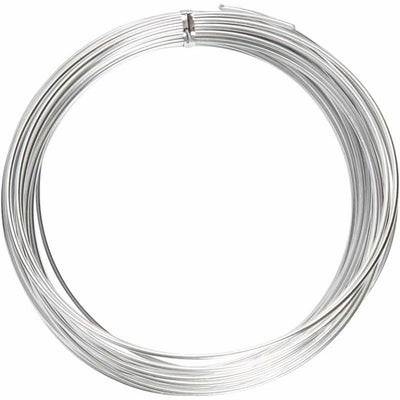 Creativ company alu draad 2 mm zilver 10 m