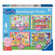 Ravensburger puzzel peppa pig - legpuzzel - 12, 16, 20, 24 stukjes