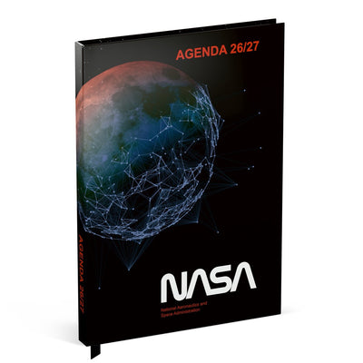 Nasa lannoo agenda - schoolagenda 2026-2027 - a5 formaat - - zwarte achtergrond