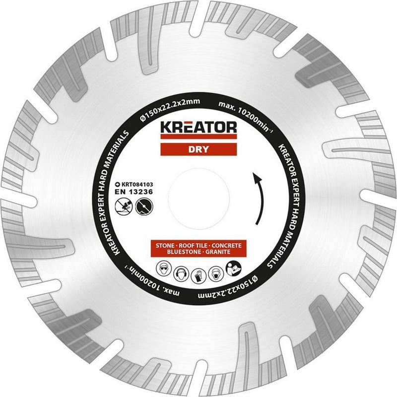 Kreator krt084103 diamantschijven set – ø150mm