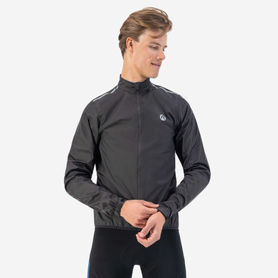 Rogelli core heren fietsregenjack - waterddicht - zwart