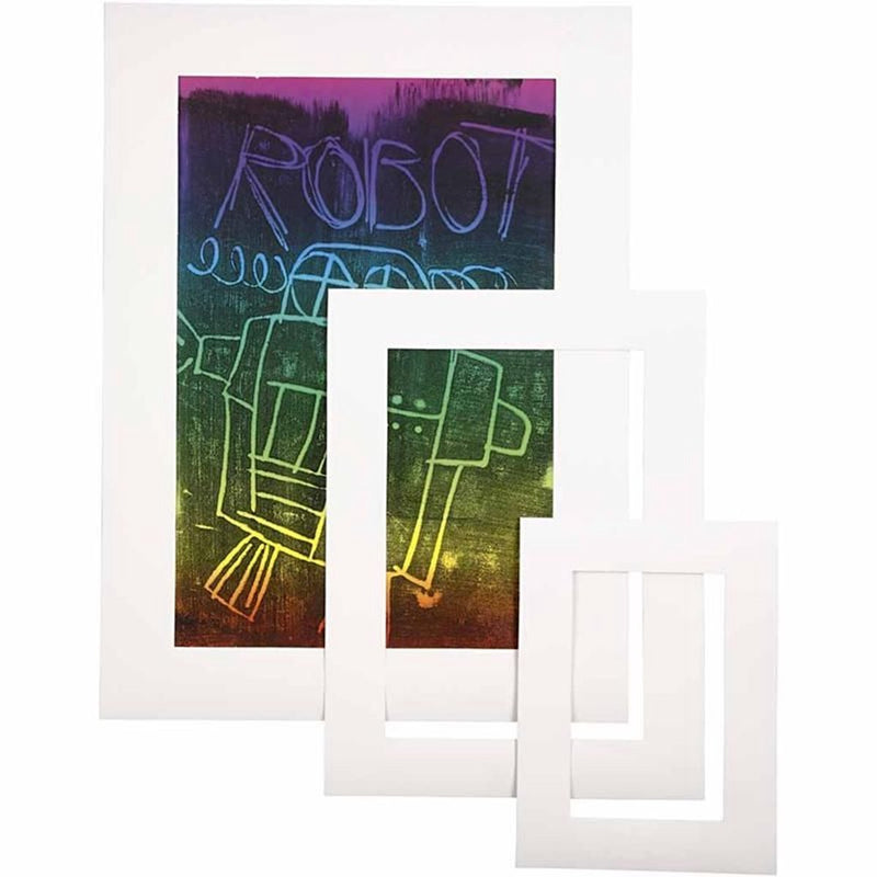 Creativ company https: www.cchobby.nl passepartout-lijsten-a3-a4-a5-afm-17x23-25x34-35x48-cm-dikte-0-4-mm-270-gr-wit-75-stuk-1-doos