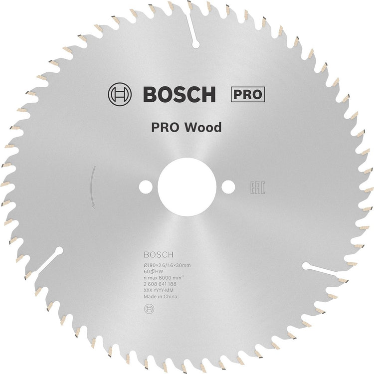 Bosch cirkzb opt 190x30x2,6 60t wz