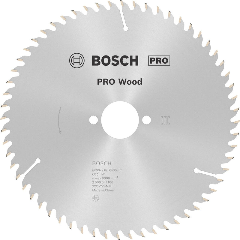 Bosch cirkzb opt 190x30x2,6 60t wz