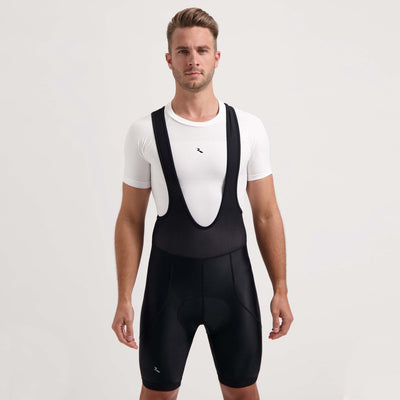Rogelli core heren korte fietsbroek - zeem - bretels - zwart