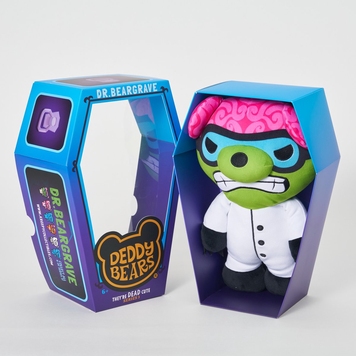 Deddy bears - series 3 30cm coffin - dr beargrave