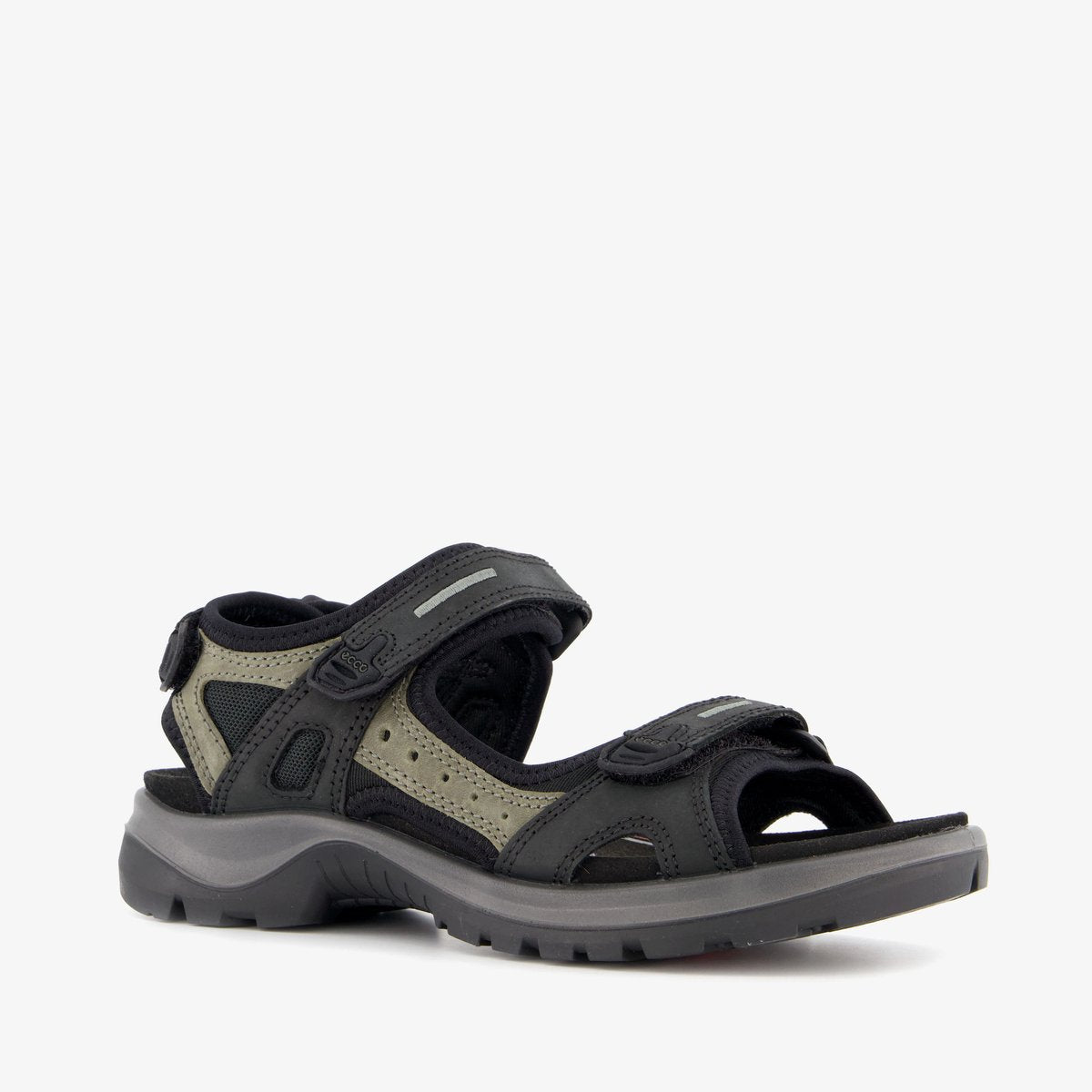 Ecco damen sandalette rec.offroad in schwarz